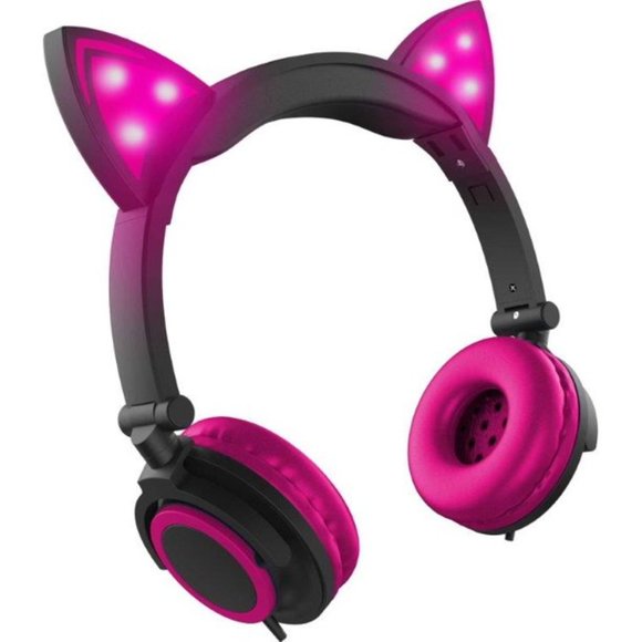Cat Ear Headphones LED Light Up - Picture 8 of 9